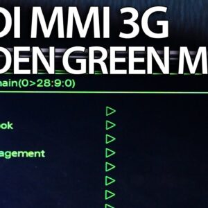 Audi MMI 3G/3GP/3G high Green menu activator