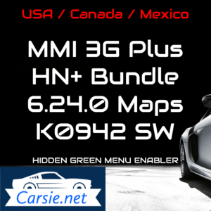 Audi MMI 3GP / 3G Plus / HN+ Bundle – Latest Maps & Firmware for USA / CANADA / Mexico – 6.24.0 & K0942_6
