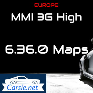Audi MMI 3G High 6.36.0 8R0051884KL – latest Audi Europe maps – MMI 3G Maps 2023
