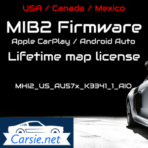 Audi MIB2 MHI2_US_AU57x_K3341_1_AIO – firmware update with Apple CarPlay / Android Auto
